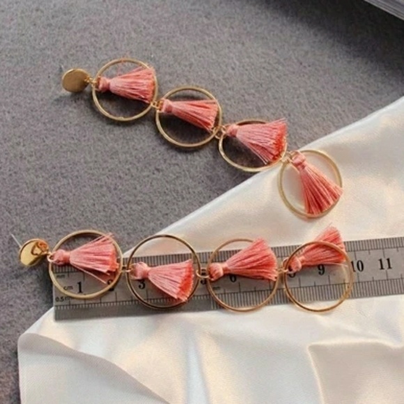 Trendy Tassel Earrings - Picture 4 of 4